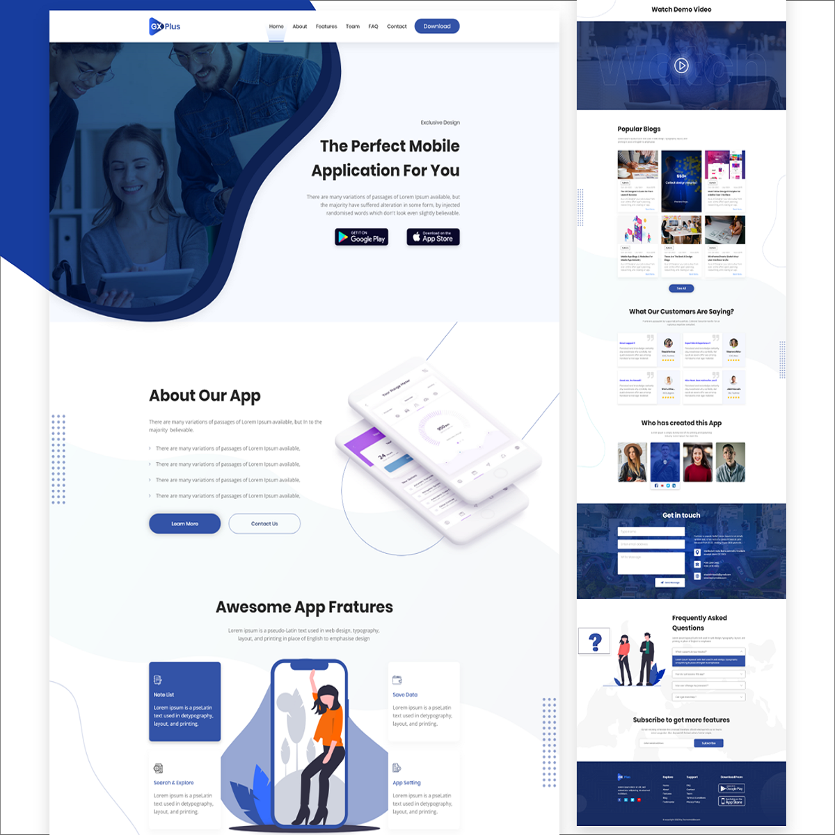 Landing Page Design